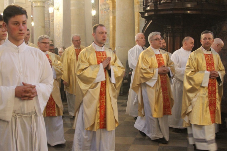 Msza Wieczerzy Pańskiej w katedrze płockiej