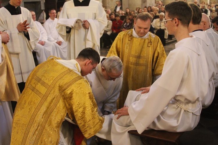 Msza Wieczerzy Pańskiej w katedrze płockiej