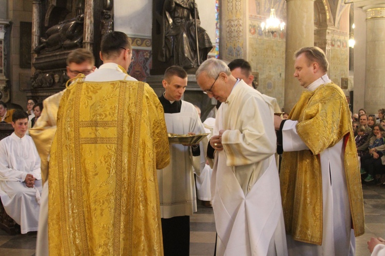 Msza Wieczerzy Pańskiej w katedrze płockiej