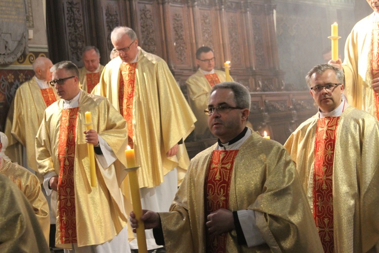 Msza Wieczerzy Pańskiej w katedrze płockiej