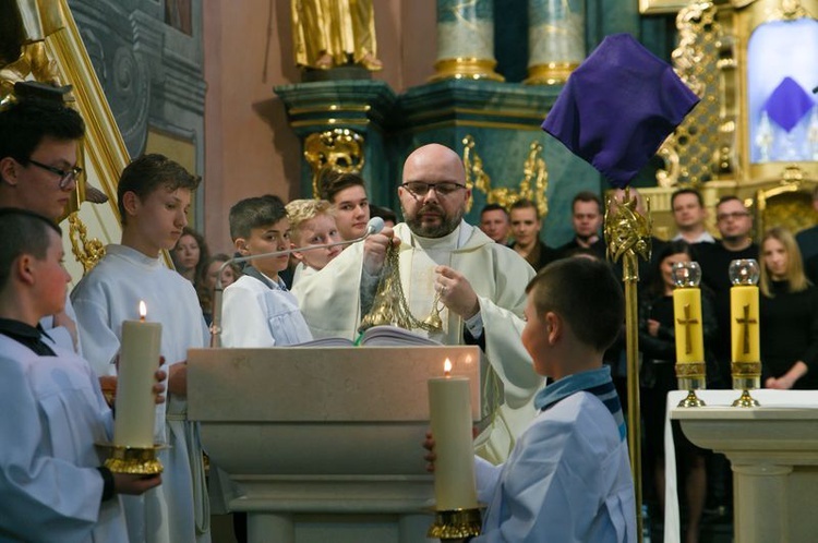 Msza Wieczerzy Pańskiej w kościele św. Piotra w Lublinie