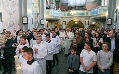 Msza Wieczerzy Pańskiej w kościele św. Piotra w Lublinie