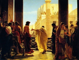 Ecce Homo, Antonio Ciseri: Poncjusz Piłat przedstawiający ubiczowanego Jezusa z Nazaretu mieszkańcom Jerozolimy.