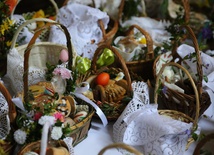 Poświęcnei pokarmów w Sandomierzu