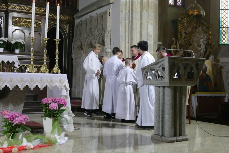 Wielki Czwartek. Liturgia Wieczerzy Pańskiej w Strzegomiu