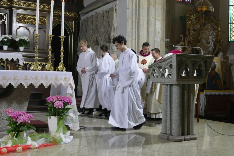 Wielki Czwartek. Liturgia Wieczerzy Pańskiej w Strzegomiu