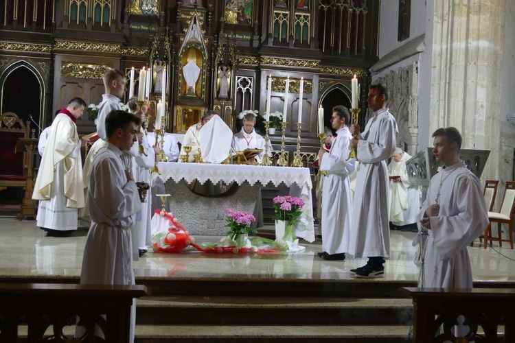 Wielki Czwartek. Liturgia Wieczerzy Pańskiej w Strzegomiu