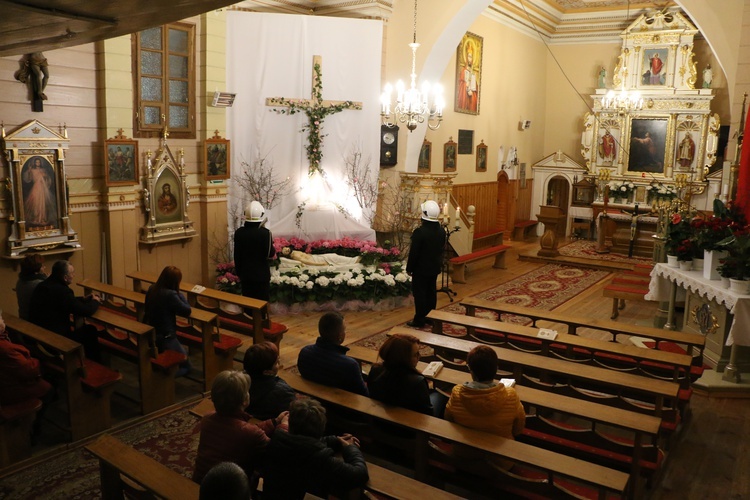 Malużyn. Grób Pański w parafii św. Wojciecha