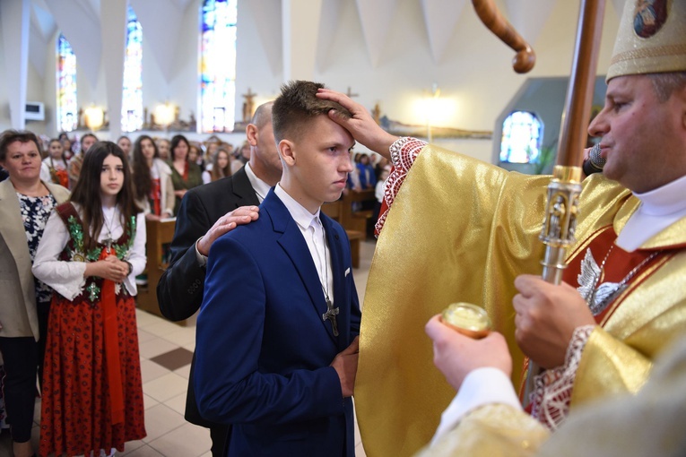 Bierzmowanie w Tylmanowej