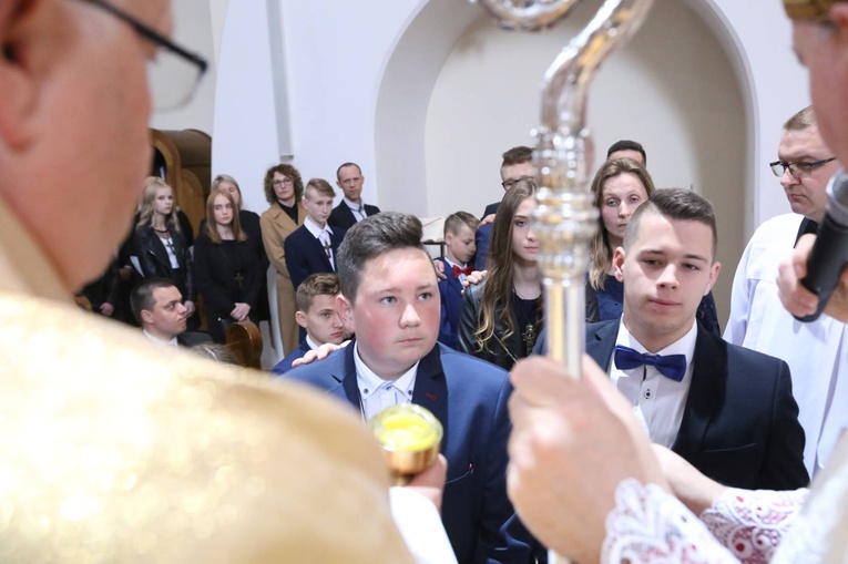 Bierzmowanie w Słopnicach Dolnych
