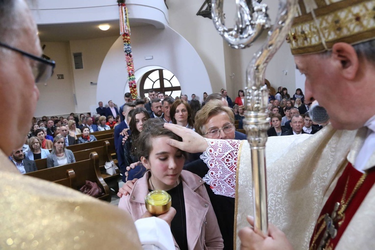 Bierzmowanie w Słopnicach Dolnych