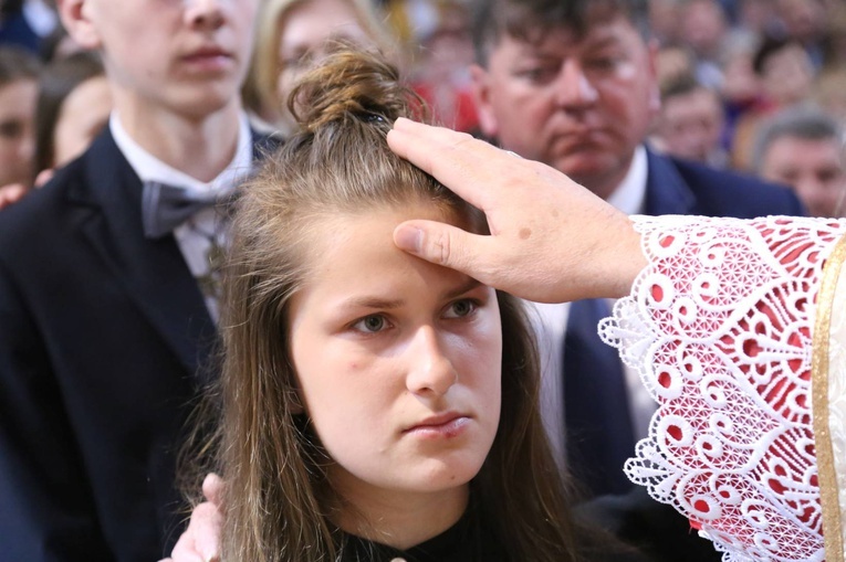 Bierzmowanie w Słopnicach Dolnych