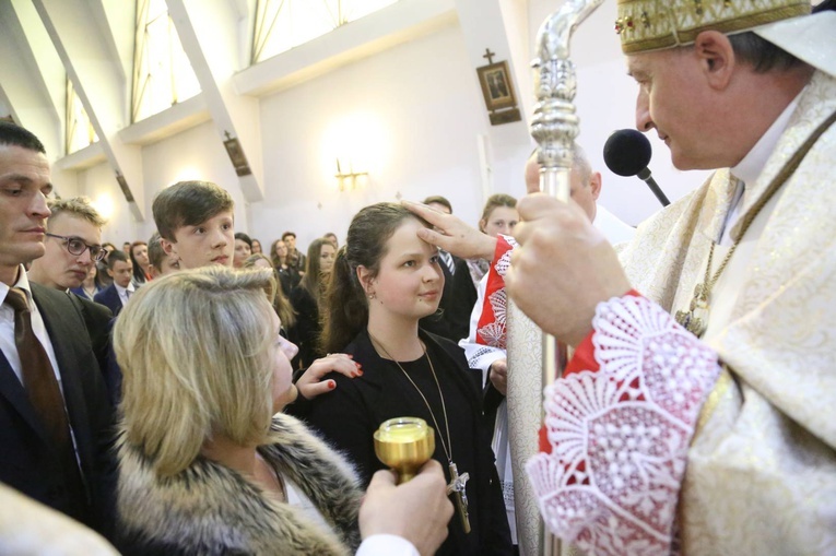 Bierzmowanie w Limanowej Sowlinach