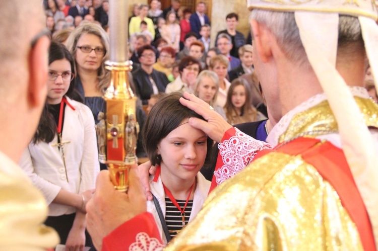 Bierzmowanie w Złotej