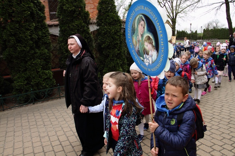 Pielgrzymka przedszkolaków do Łagiewnik 2019