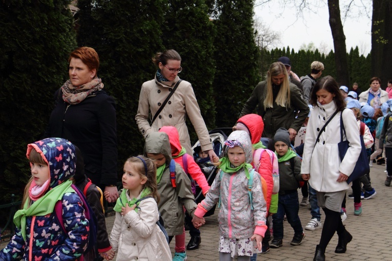 Pielgrzymka przedszkolaków do Łagiewnik 2019