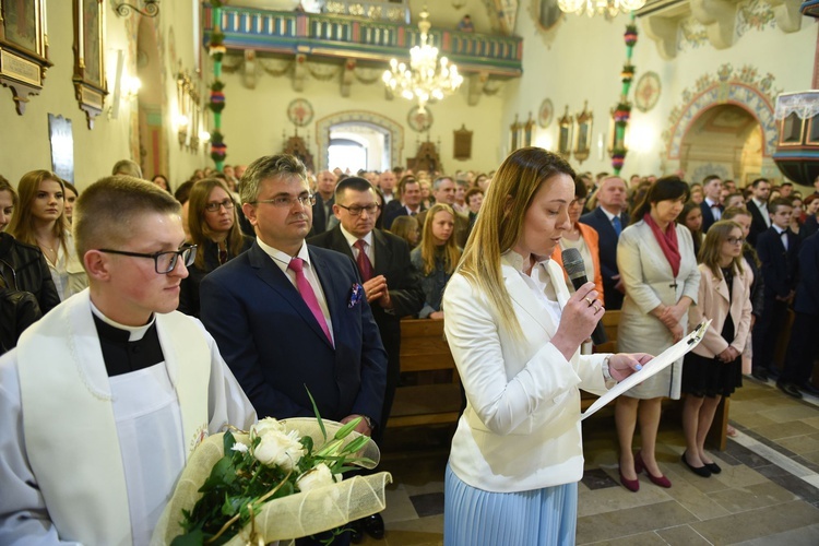 Bierzmowanie w Starym Wiśniczu