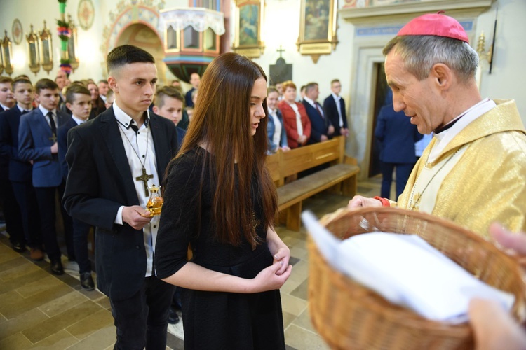 Bierzmowanie w Starym Wiśniczu