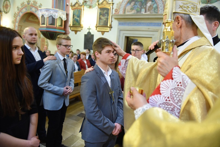 Bierzmowanie w Starym Wiśniczu