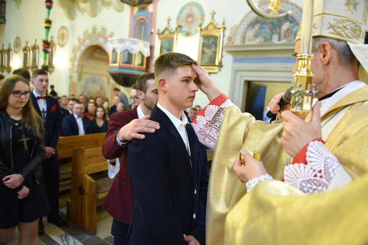 Bierzmowanie w Starym Wiśniczu