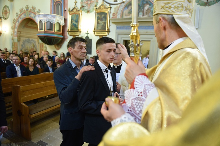 Bierzmowanie w Starym Wiśniczu