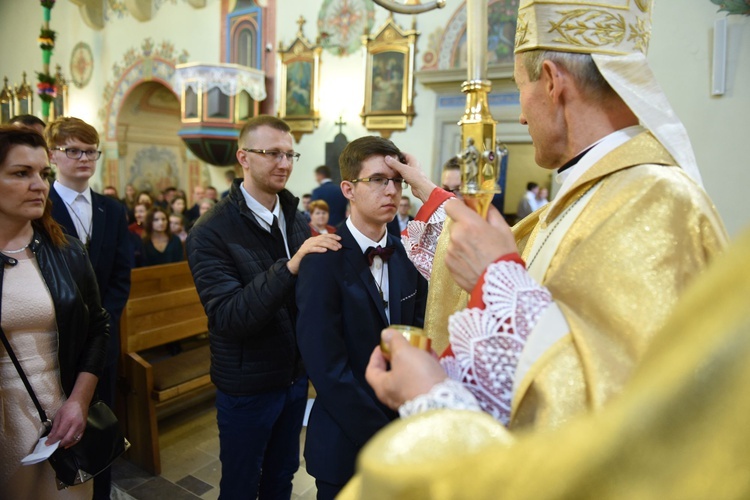 Bierzmowanie w Starym Wiśniczu