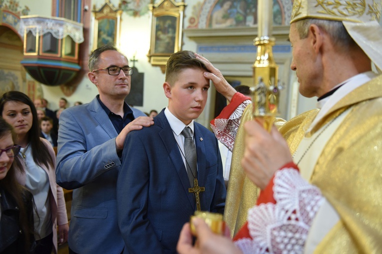 Bierzmowanie w Starym Wiśniczu