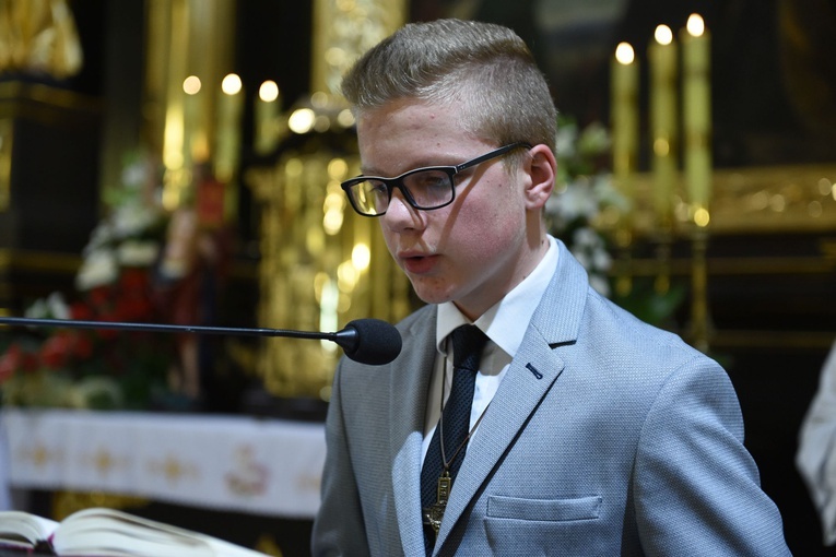 Bierzmowanie w Starym Wiśniczu