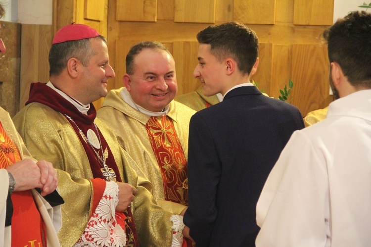 Bierzmowanie w Biskupicach Radłowskich