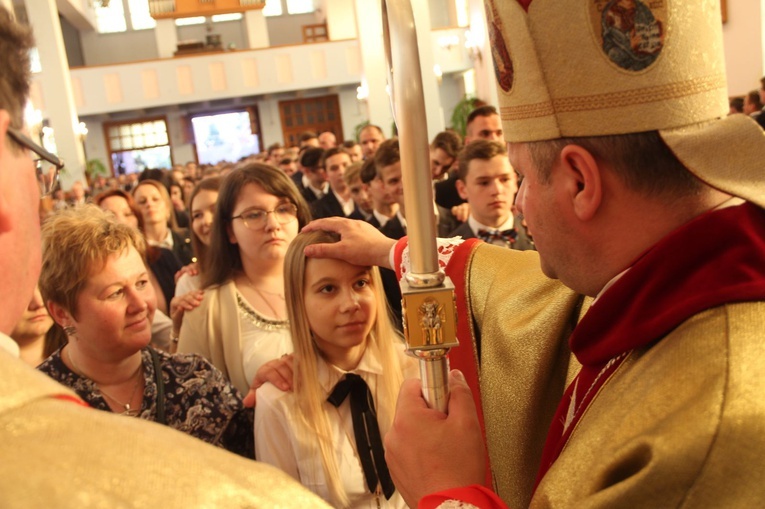 Bierzmowanie w Biskupicach Radłowskich