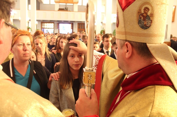 Bierzmowanie w Biskupicach Radłowskich