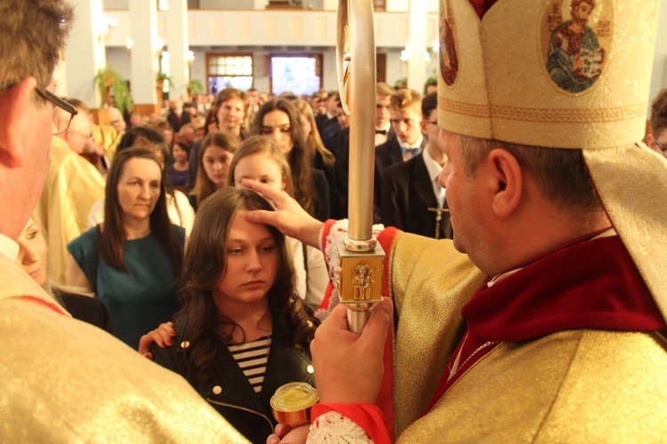 Bierzmowanie w Biskupicach Radłowskich