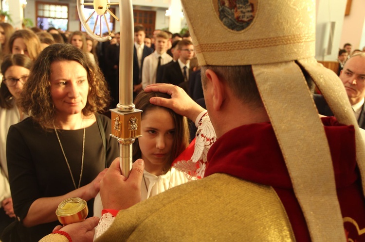 Bierzmowanie w Biskupicach Radłowskich