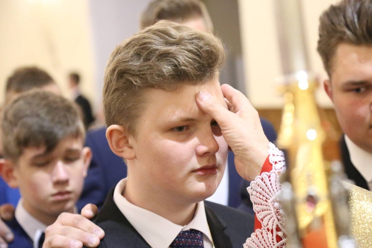 Bierzmowanie w Trzcianie