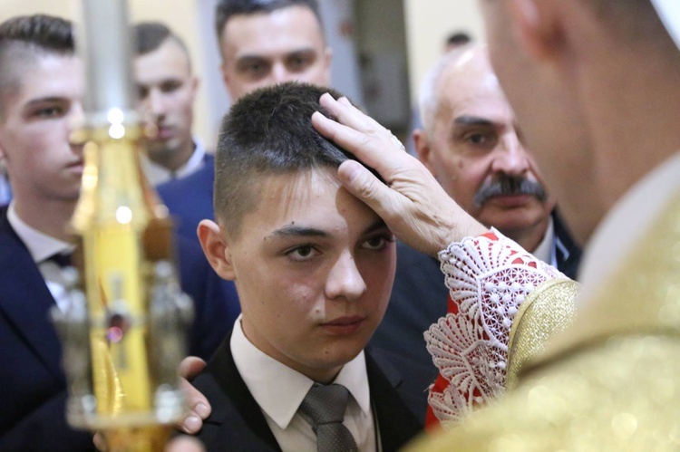 Bierzmowanie w Trzcianie