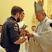 Relikwie św. Jana Pawła II trafiły do dolnośląskich harcerzy ZHR