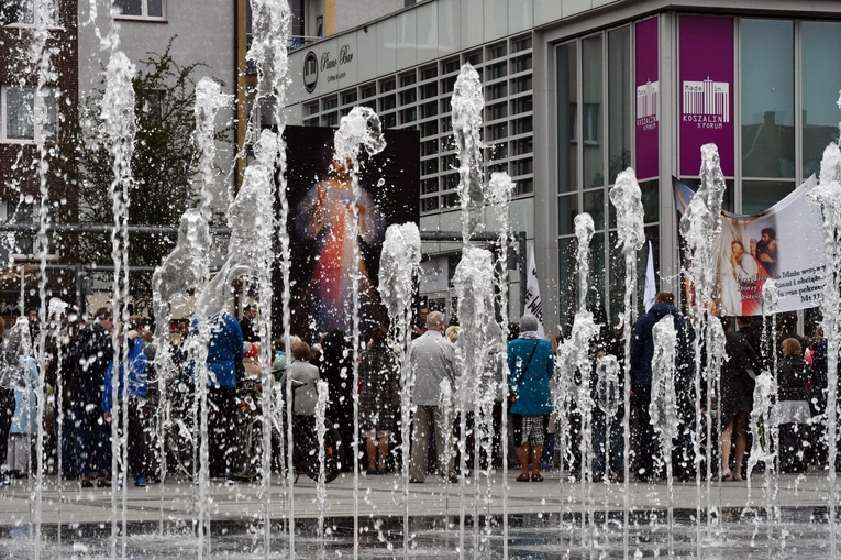 Koronka do Bożego Miłosierdzia w centrum Koszalina