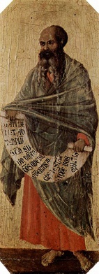 Duccio, Prorok Malachiasz.