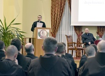 Wśród przybyłych gości byli również klerycy franciszkańskiego seminarium z Katowic-Panewnik.