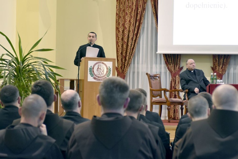 Wśród przybyłych gości byli również klerycy franciszkańskiego seminarium z Katowic-Panewnik.