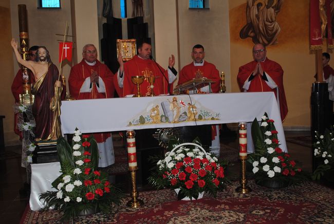 Poświęcenie sztandaru w Kłyżowie