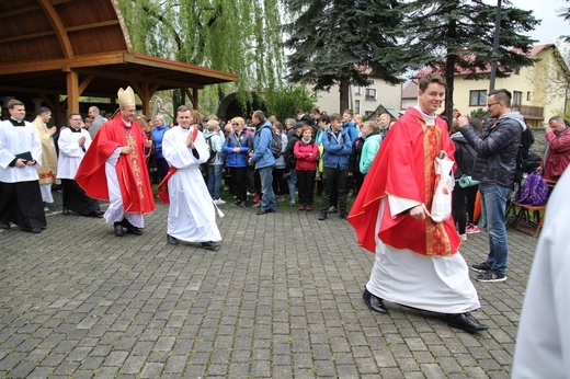 Msza św. pielgrzymów łagiewnickich w Hałcnowie - 2019