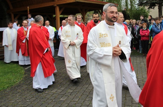 Msza św. pielgrzymów łagiewnickich w Hałcnowie - 2019