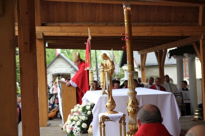 Msza św. pielgrzymów łagiewnickich w Hałcnowie - 2019