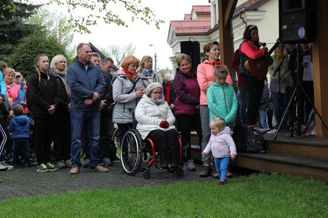 Msza św. pielgrzymów łagiewnickich w Hałcnowie - 2019