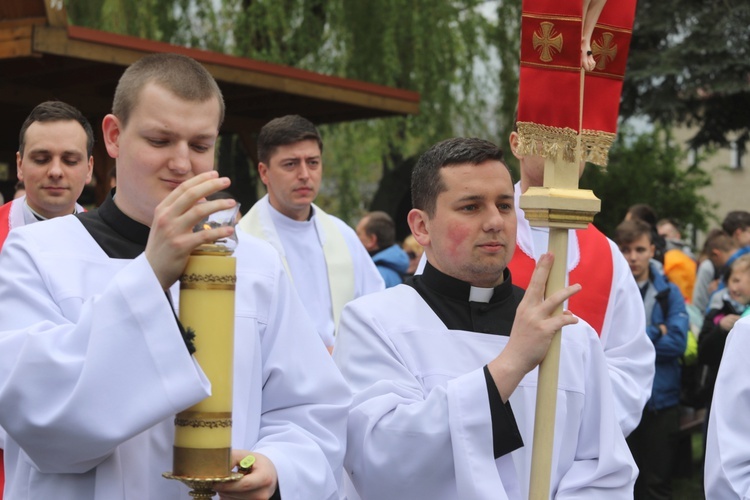 Msza Święta na rozpoczęcie 7. pielgrzymki z Hałcnowa do Łagiewnik - 2019