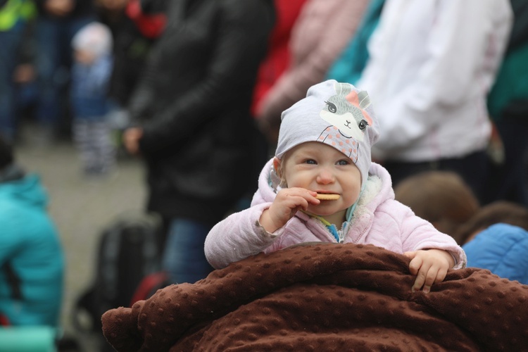 Msza Święta na rozpoczęcie 7. pielgrzymki z Hałcnowa do Łagiewnik - 2019