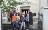 Pierwszy postój pielgrzymów u św. Jana Kantego w Kętach - 2019