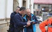 Pierwszy postój pielgrzymów u św. Jana Kantego w Kętach - 2019