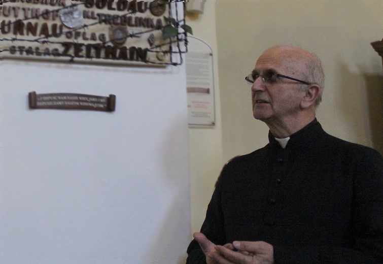 Ks. Tadeusz Łebkowski jest proboszczem w parafii na płockich Górkach.